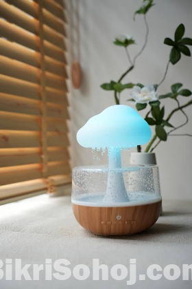 Rain Cloud Night Light Humidifier with Raining Water Drop